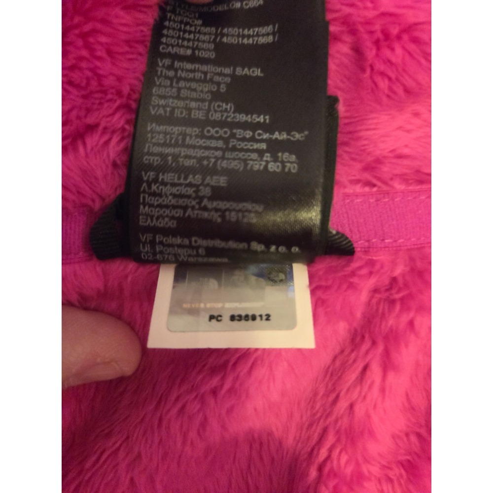 The North Face Womens Sz M Fleece Vest Pink - Picture 9 of 10